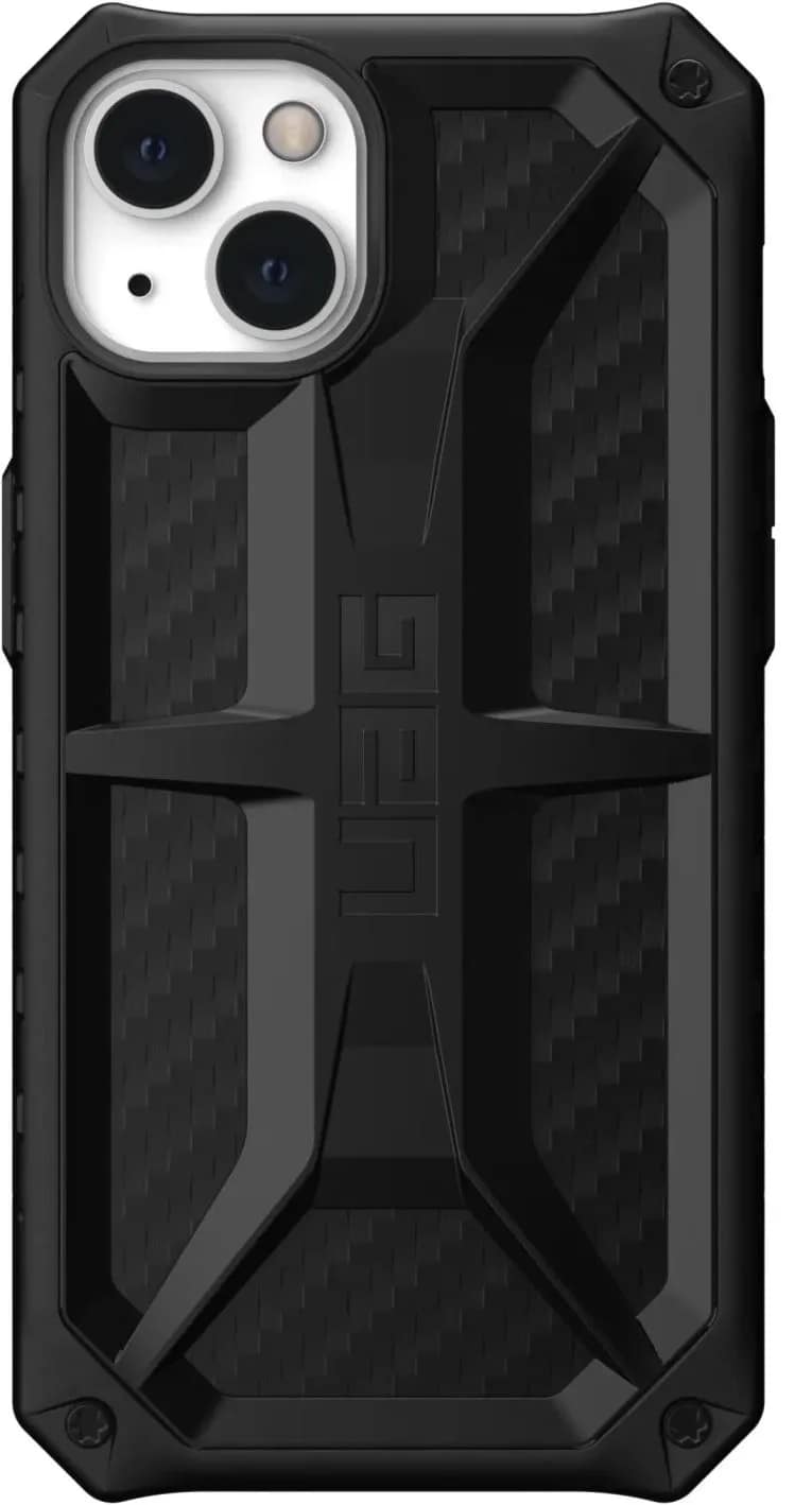 Чехол UAG Monarch для iPhone 13 Carbon Fiber, Black — фото 3