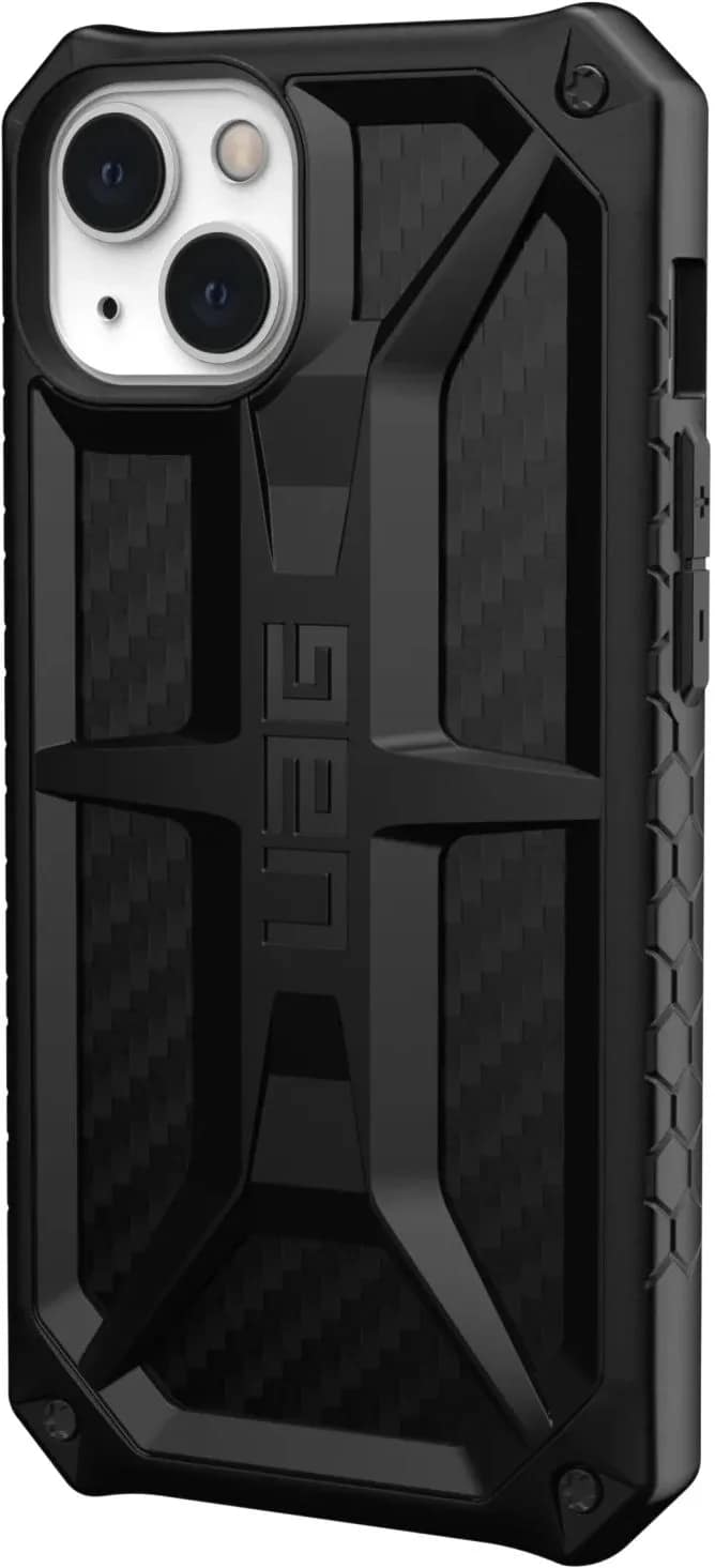 Чехол UAG Monarch для iPhone 13 Carbon Fiber, Black — фото 4