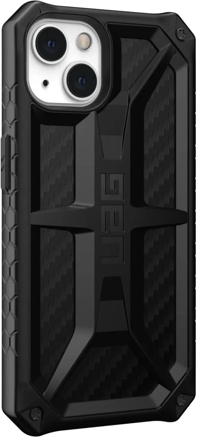 Чехол UAG Monarch для iPhone 13 Carbon Fiber, Black — фото 5