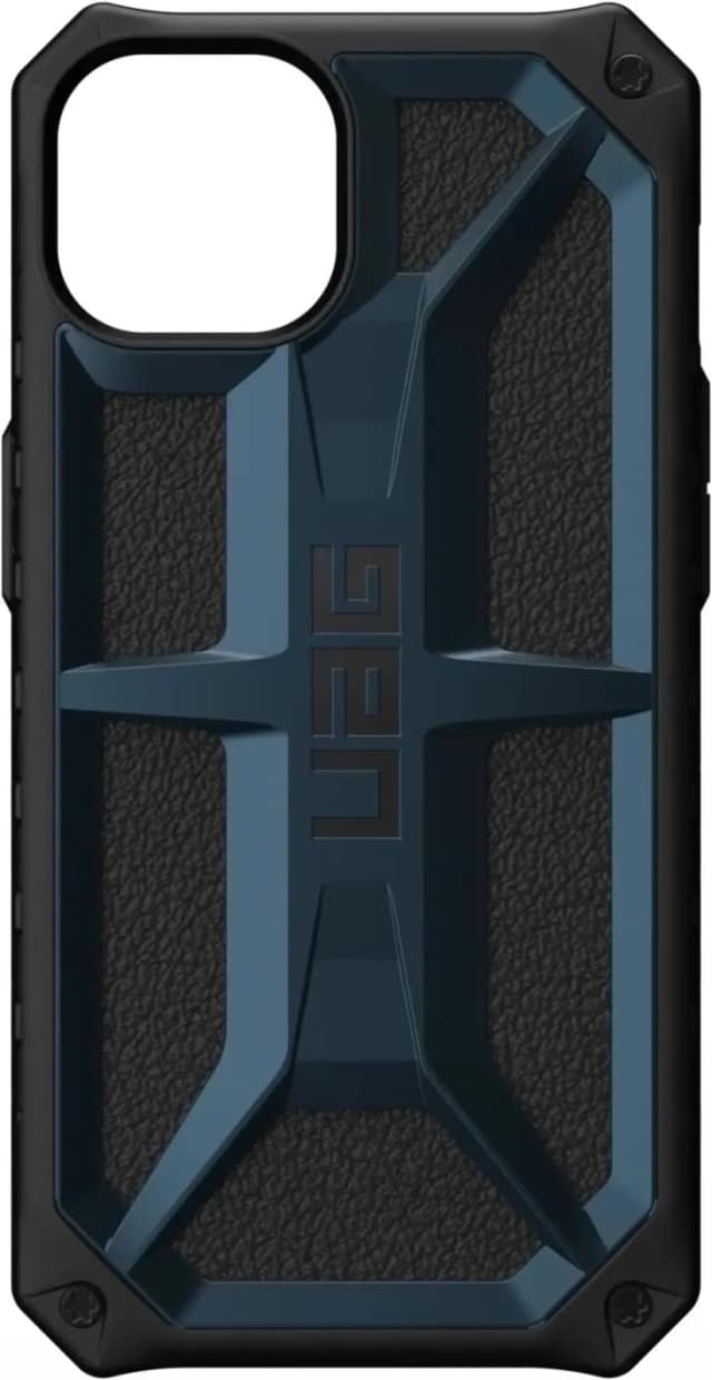 Чехол UAG Monarch для iPhone 13 Mallard, Black-Blue