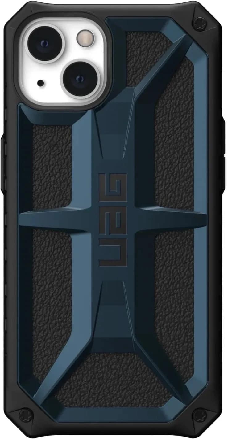 Чехол UAG Monarch для iPhone 13 Mallard, Black-Blue — фото 3