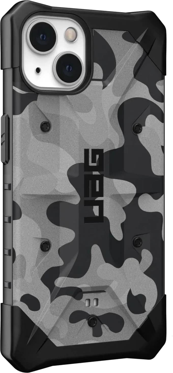 Чехол UAG Pathfinder SE для iPhone 13 Black Midnight Camo, ARMY Тёмно-серые — фото 2