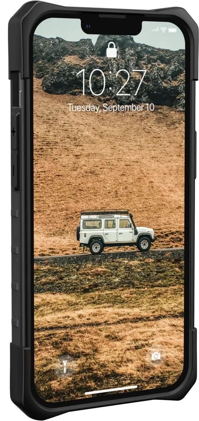 Чехол UAG Pathfinder SE для iPhone 13 Black Midnight Camo, ARMY Тёмно-серые — фото 4