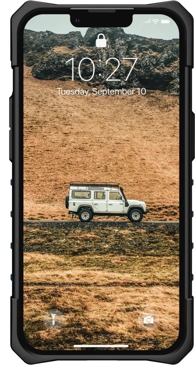 Чехол UAG Pathfinder для iPhone 13 Mallard, Midnight Blue — фото 6