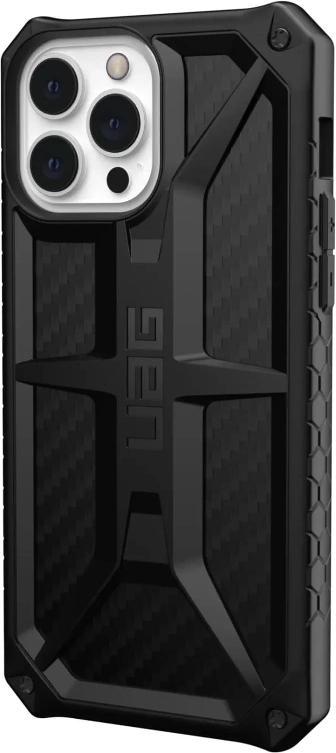 Чехол UAG Monarch для iPhone 13 Pro Carbon Fiber, Black — фото 4
