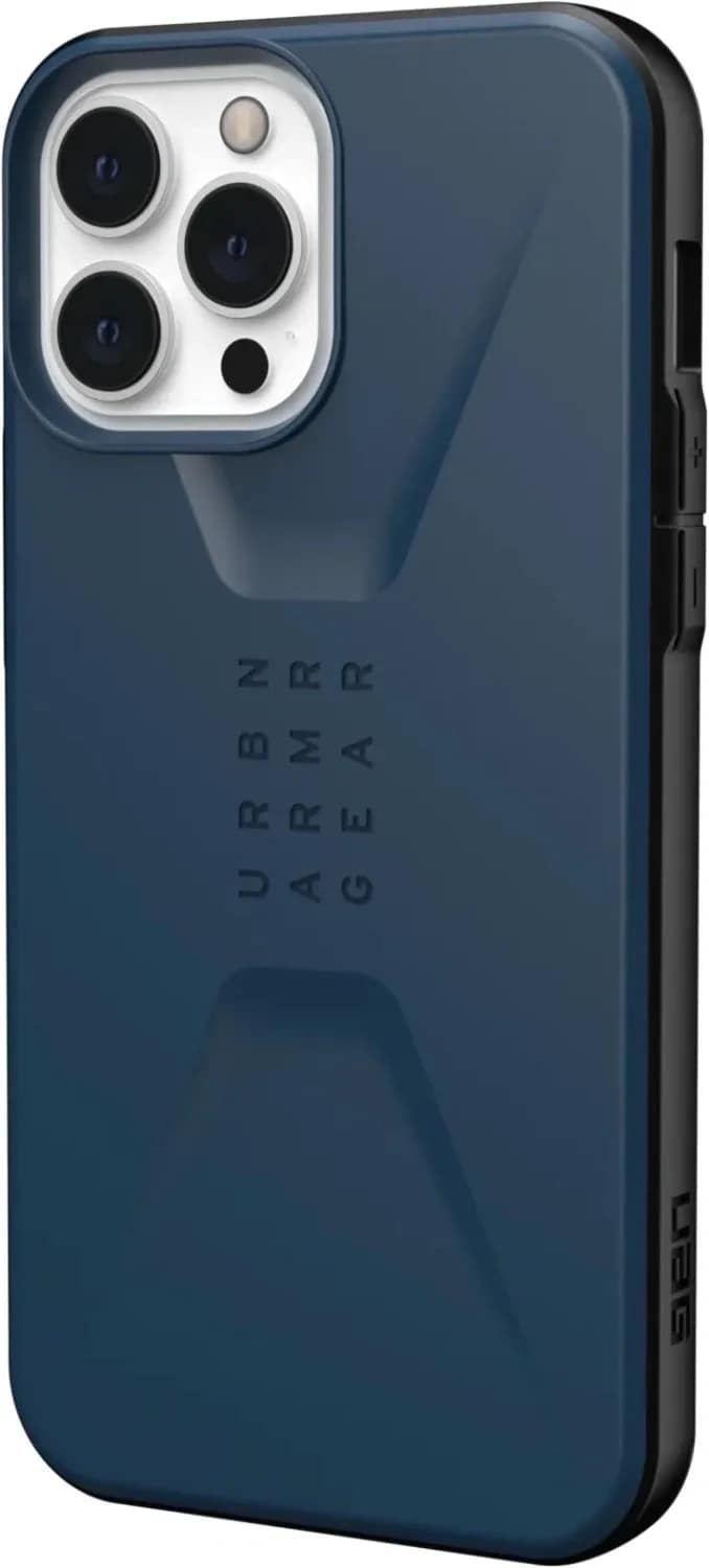 Чехол UAG Civilian для iPhone 13 Pro Mallard, Midnight Blue — фото 5