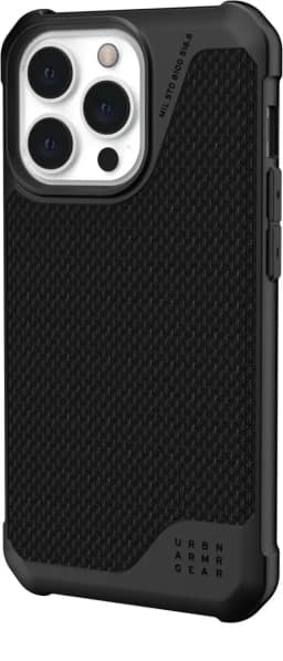 Чехол UAG Metropolis LT with MagSafe для iPhone 13 Pro Kevlar, Black — фото 5