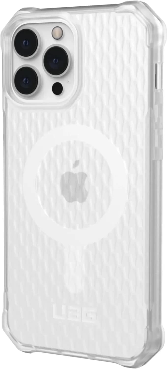 Чехол UAG Essential Armor with MagSafe для iPhone 13 Pro Frosted Ice, Прозрачный — фото 3