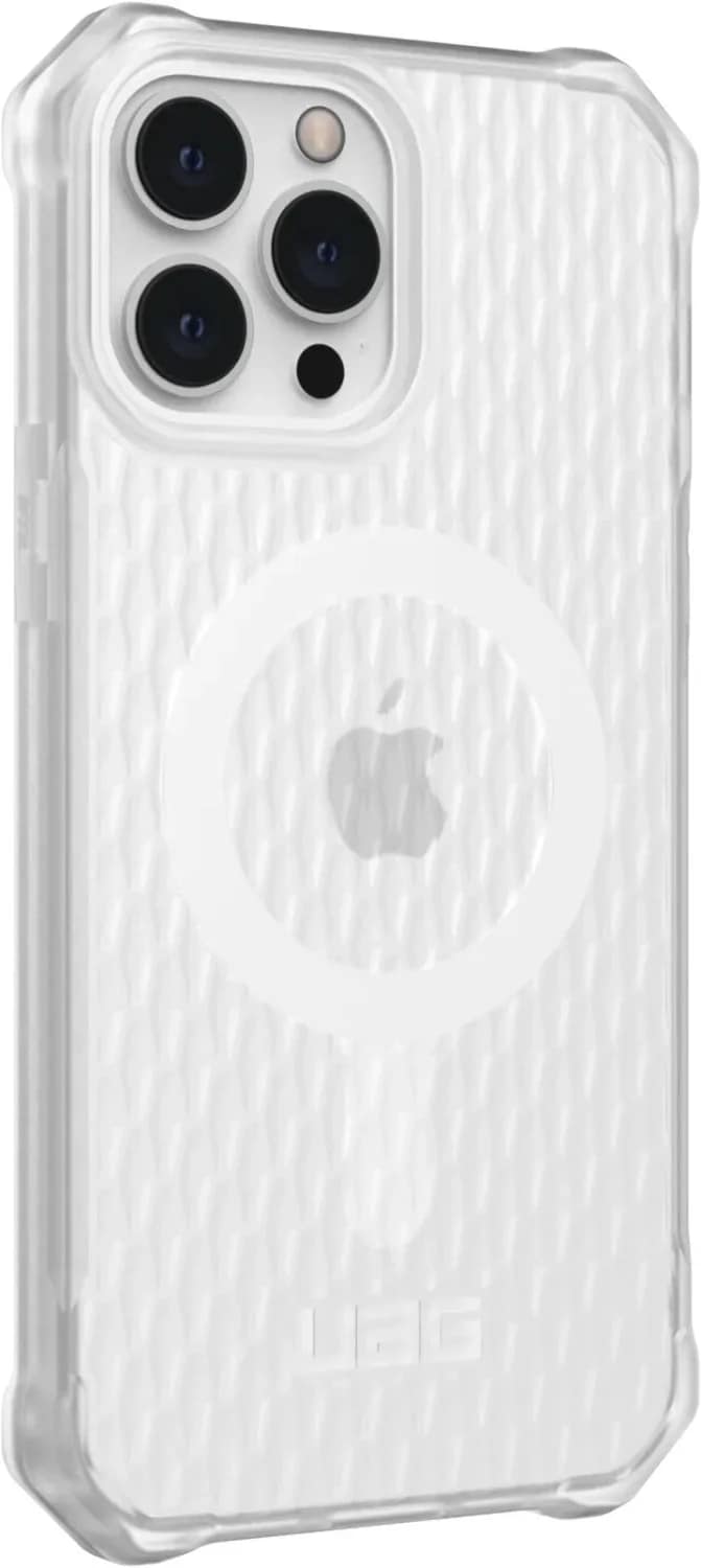 Чехол UAG Essential Armor with MagSafe для iPhone 13 Pro Frosted Ice, Прозрачный — фото 4