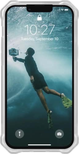 Чехол UAG Essential Armor with MagSafe для iPhone 13 Pro Frosted Ice, Прозрачный — фото 5