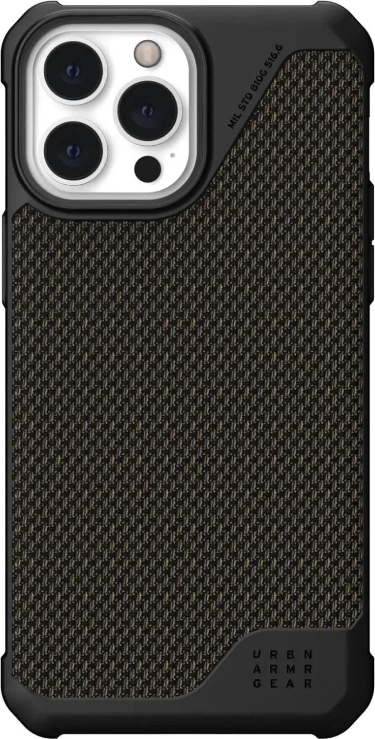 Чехол UAG Metropolis LT для iPhone 13 Pro Kevlar, Olive — фото 3