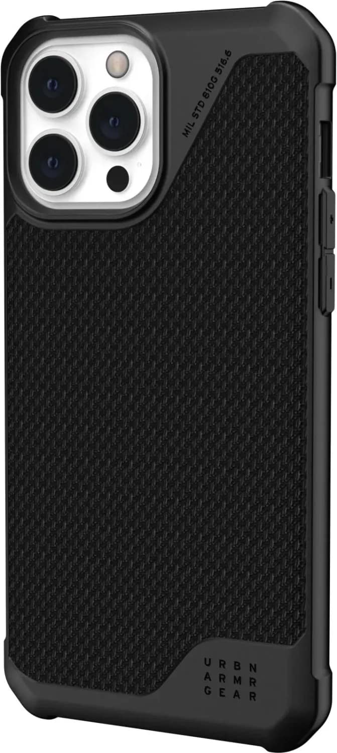 Чехол UAG Metropolis LT для iPhone 13 Pro Kevlar, Black — фото 4