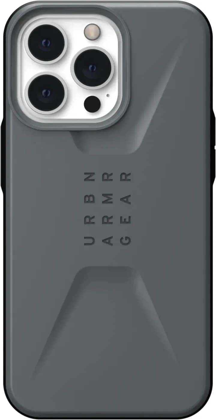 Чехол UAG Civilian для iPhone 13 Pro Max, Silver — фото 3