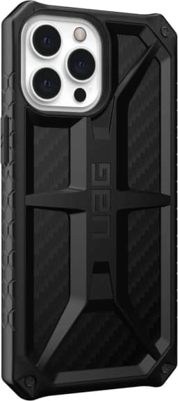Чехол UAG Monarch для iPhone 13 Pro Max Carbon Fiber, Black — фото 3