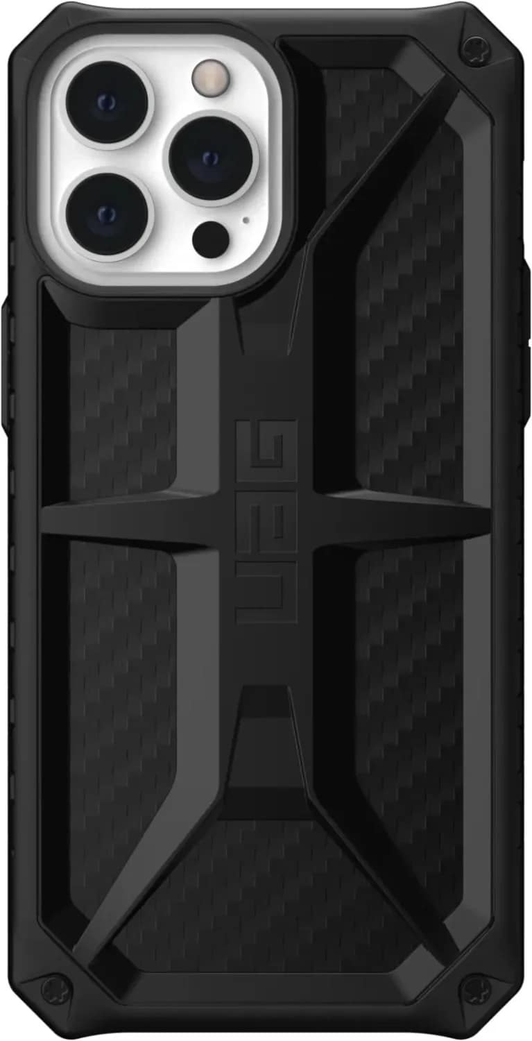 Чехол UAG Monarch для iPhone 13 Pro Max Carbon Fiber, Black — фото 5
