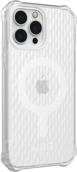 Чехол UAG Essential Armor with MagSafe для iPhone 13 Pro Max Frosted Ice, Прозрачный — фото 4