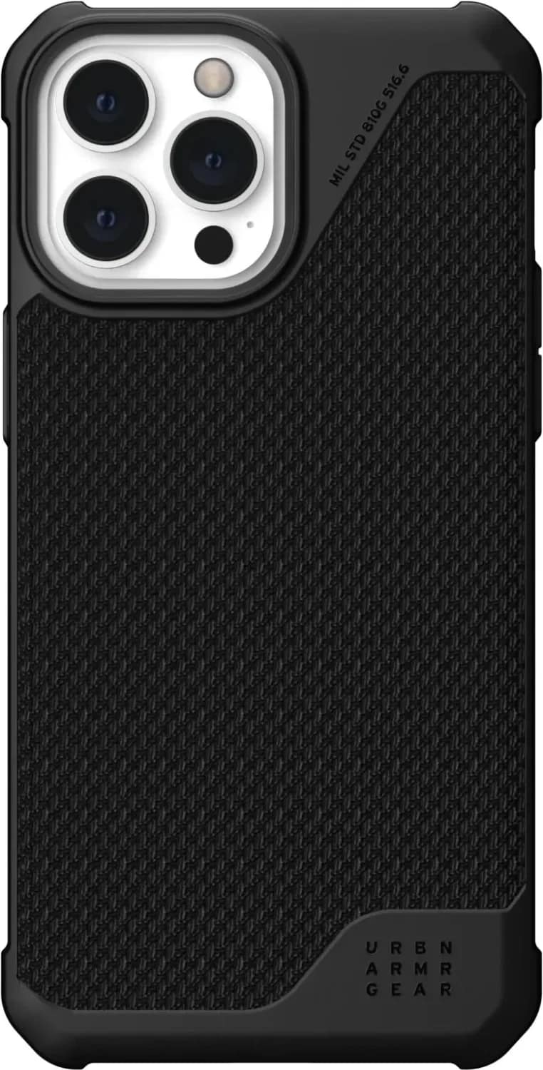 Чехол UAG Metropolis LT для iPhone 13 Pro Max Kevlar, Black — фото 3