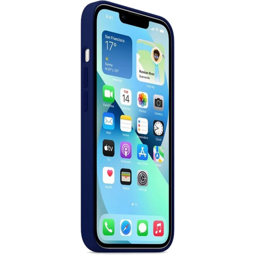 Накладка силиконовая MItrifON для iPhone 13 Pro Ultramarine, Pacific Blue — фото 2
