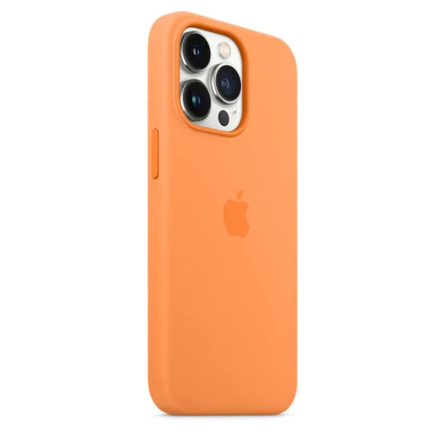 Силиконовый чехол Apple MagSafe для iPhone 13 Pro Spring Mimosa, Orange