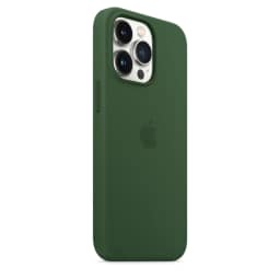Силиконовый чехол Apple MagSafe для iPhone 13 Pro Green Clover, Midnight Green — фото 1