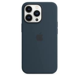 Силиконовый чехол Apple MagSafe для iPhone 13 Pro Blue Whirlpool, Midnight Blue — фото 5