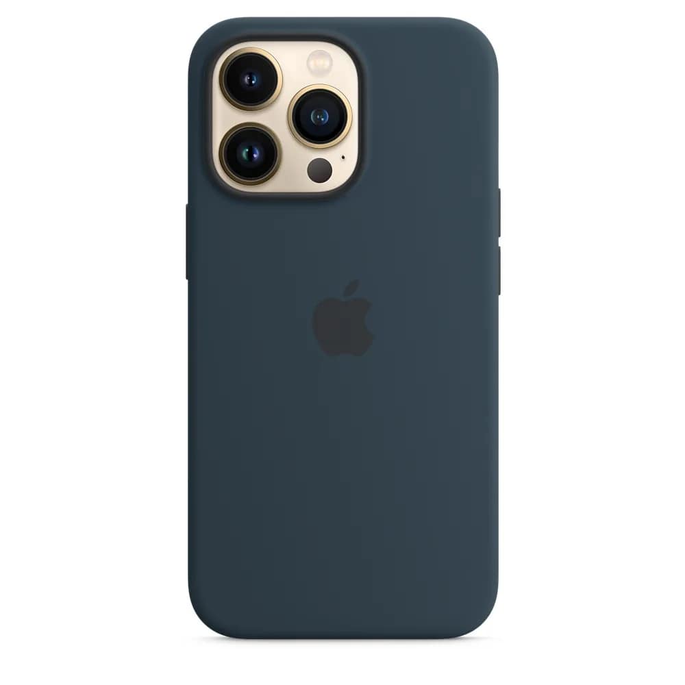 Силиконовый чехол Apple MagSafe для iPhone 13 Pro Blue Whirlpool, Midnight Blue — фото 6