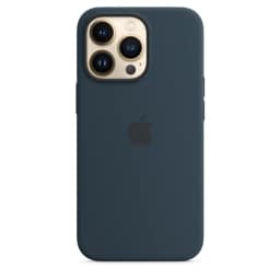 Силиконовый чехол Apple MagSafe для iPhone 13 Pro Blue Whirlpool, Midnight Blue — фото 6