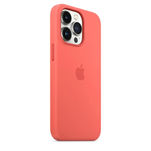 Силиконовый чехол Apple MagSafe для iPhone 13 Pro Розовый помело, Pink