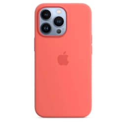 Силиконовый чехол Apple MagSafe для iPhone 13 Pro Розовый помело, Pink — фото 3