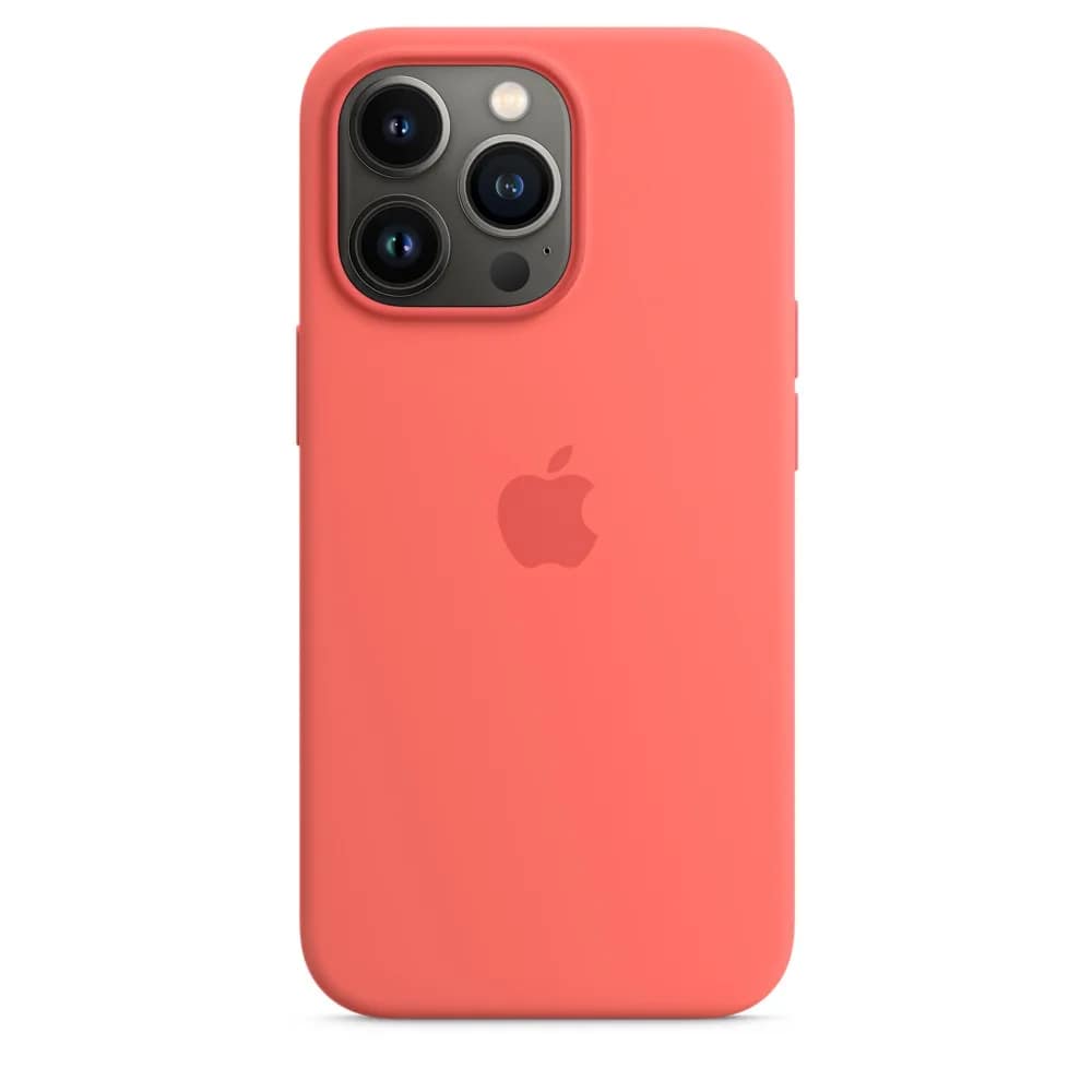 Силиконовый чехол Apple MagSafe для iPhone 13 Pro Розовый помело, Pink — фото 6