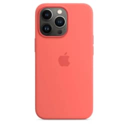 Силиконовый чехол Apple MagSafe для iPhone 13 Pro Розовый помело, Pink — фото 6