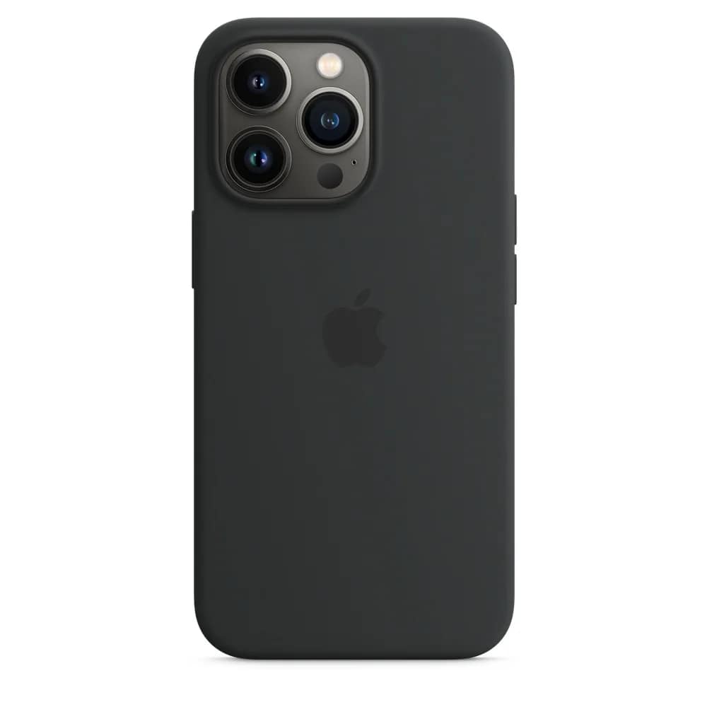 Силиконовый чехол Apple MagSafe для iPhone 13 Pro Dark Night, Black — фото 3
