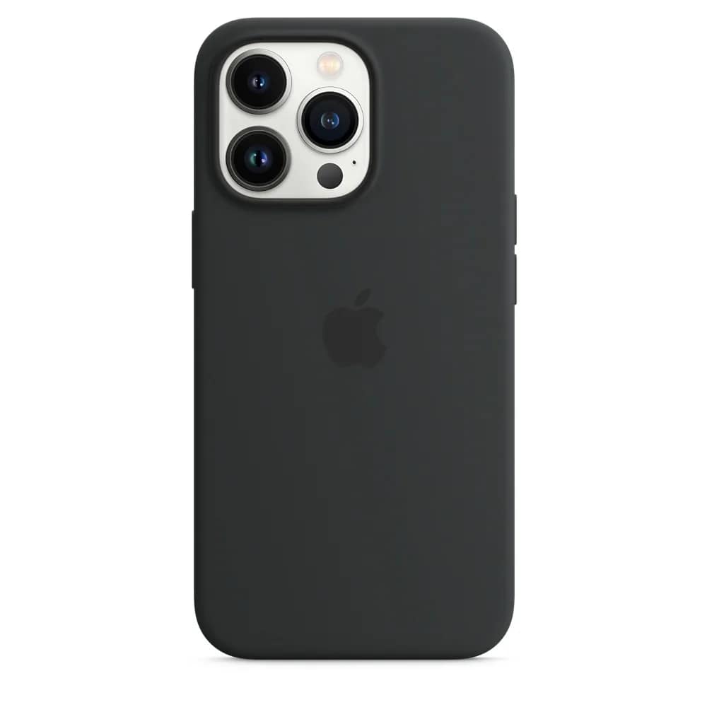 Силиконовый чехол Apple MagSafe для iPhone 13 Pro Dark Night, Black — фото 4