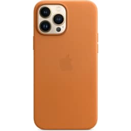 Кожаный чехол Apple MagSafe для iPhone 13 Pro Golden Ocher, Orange — фото 1