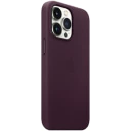 Кожаный чехол Apple MagSafe для iPhone 13 Pro Dark Cherry, Violet — фото 3