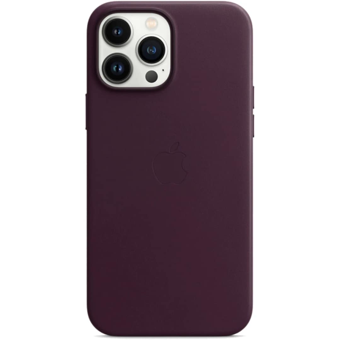 Кожаный чехол Apple MagSafe для iPhone 13 Pro Dark Cherry, Violet — фото 4