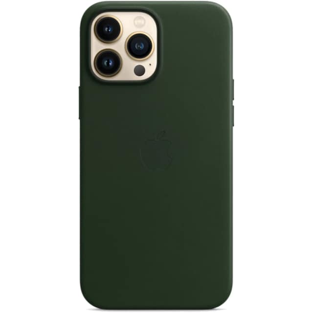 Кожаный чехол Apple MagSafe для iPhone 13 Pro Зелёная секвойя, Midnight Green