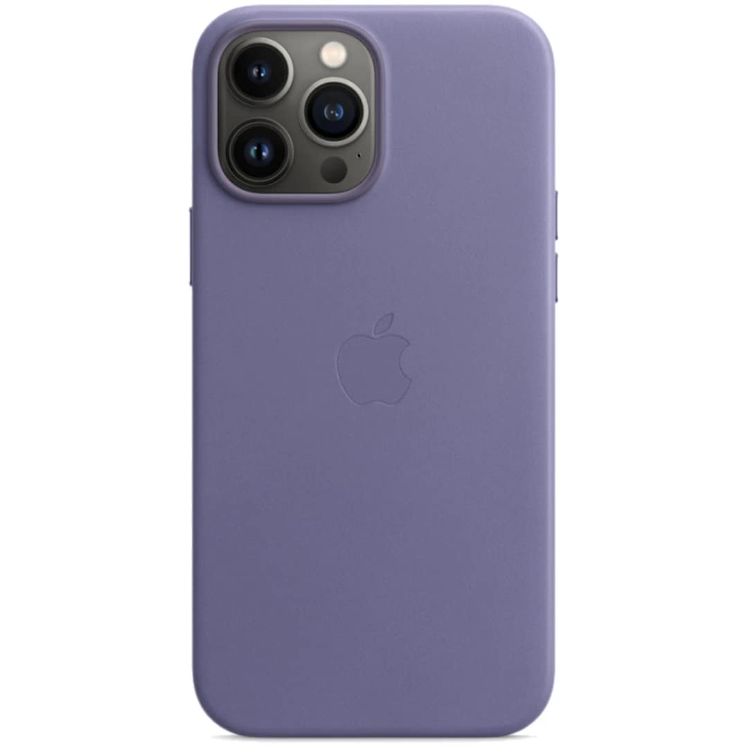 Кожаный чехол Apple MagSafe для iPhone 13 Pro Lilac Wisteria, Purple — фото 3