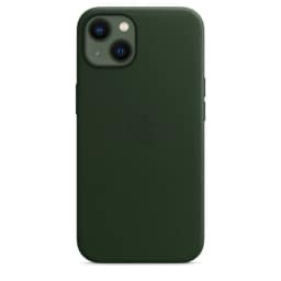 Кожаный чехол Apple MagSafe для iPhone 13 Зелёная секвойя, Green — фото 1