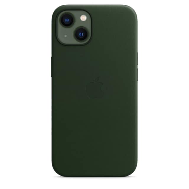 Кожаный чехол Apple MagSafe для iPhone 13 Зелёная секвойя, Green