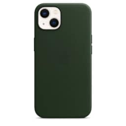Кожаный чехол Apple MagSafe для iPhone 13 Зелёная секвойя, Green — фото 4