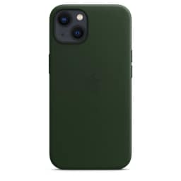 Кожаный чехол Apple MagSafe для iPhone 13 Зелёная секвойя, Green — фото 5