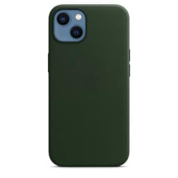 Кожаный чехол Apple MagSafe для iPhone 13 Зелёная секвойя, Green — фото 6