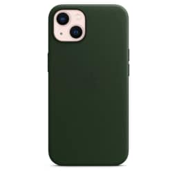 Кожаный чехол Apple MagSafe для iPhone 13 Зелёная секвойя, Green — фото 7