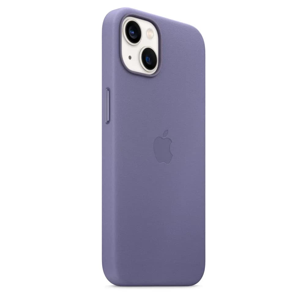 Кожаный чехол Apple MagSafe для iPhone 13 Сиреневая глициния, Purple — фото 3