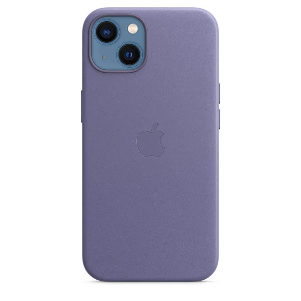 Кожаный чехол Apple MagSafe для iPhone 13 Сиреневая глициния, Purple — фото 7