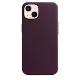 Кожаный чехол Apple MagSafe для iPhone 13 Dark Cherry, Violet — фото 1
