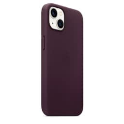 Кожаный чехол Apple MagSafe для iPhone 13 Dark Cherry, Violet — фото 3