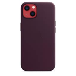 Кожаный чехол Apple MagSafe для iPhone 13 Dark Cherry, Violet — фото 4