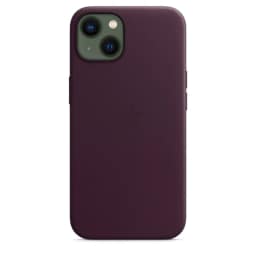 Кожаный чехол Apple MagSafe для iPhone 13 Dark Cherry, Violet — фото 5
